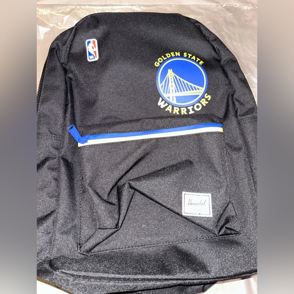 Herschel X Golden State Warriors backpack in black color NEW - Picture 13 of 14